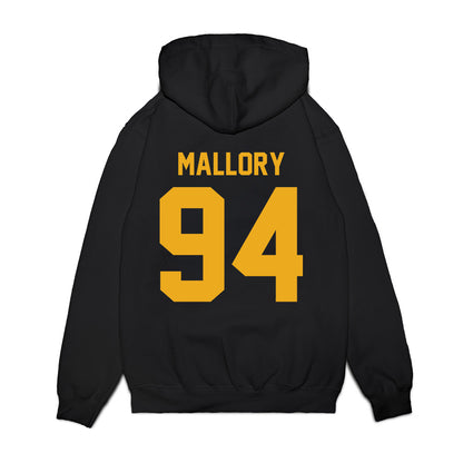 West Virginia - NCAA Football : Cam Mallory - Vintage Helmet Premium Hooded Sweatshirt-1