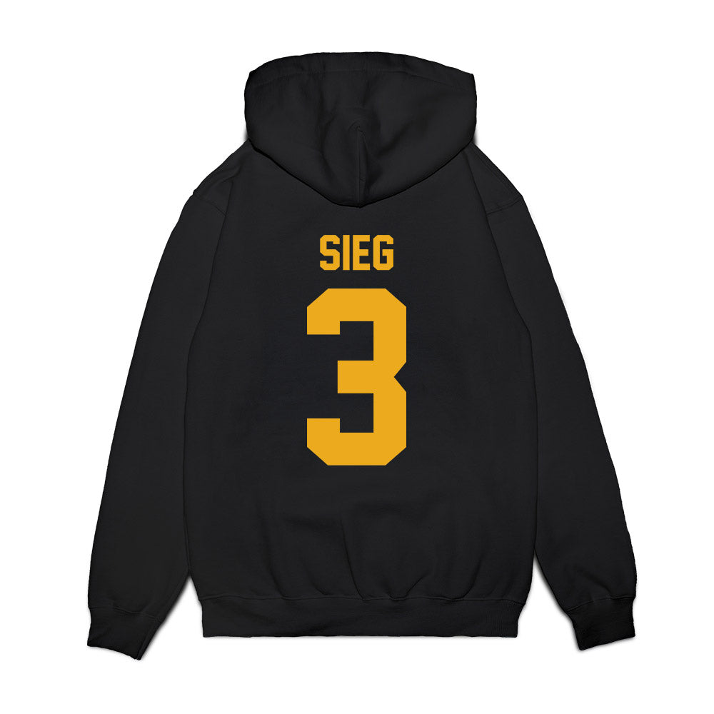 West Virginia - NCAA Football : Matt Sieg - Vintage Helmet Premium Hooded Sweatshirt-1