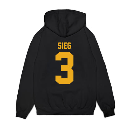 West Virginia - NCAA Football : Matt Sieg - Vintage Helmet Premium Hooded Sweatshirt-1