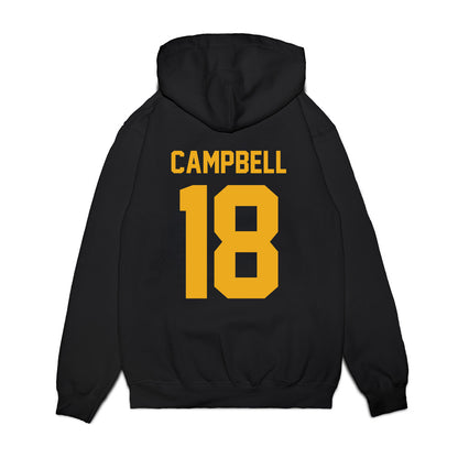 West Virginia - NCAA Football : Ezekiel Campbell - Vintage Helmet Premium Hooded Sweatshirt-1