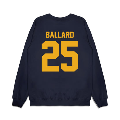 West Virginia - NCAA Football : Jayden Ballard - Vintage Helmet Premium Crewneck Sweatshirt-1