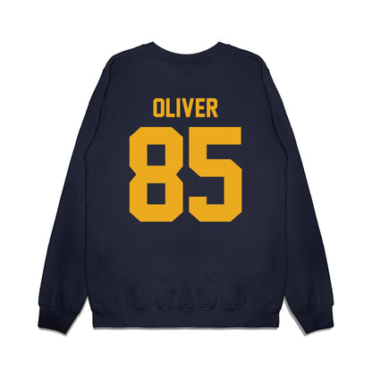 West Virginia - NCAA Football : Robert Oliver - Vintage Helmet Premium Crewneck Sweatshirt-1