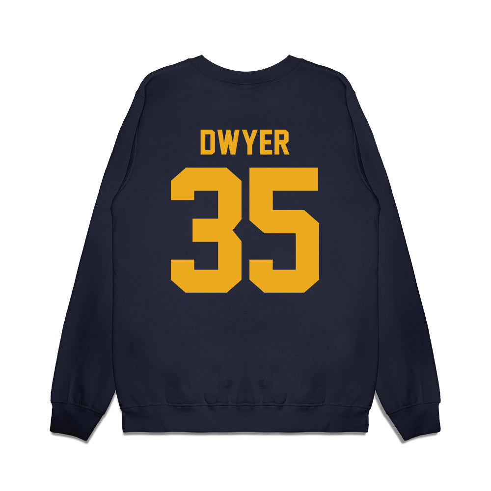 West Virginia - NCAA Football : Cameron Dwyer - Vintage Helmet Premium Crewneck Sweatshirt-1