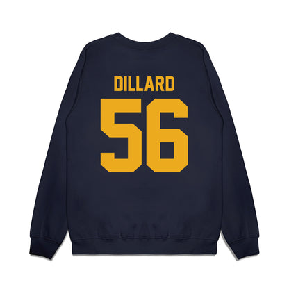 West Virginia - NCAA Football : Lamarcus Dillard - Vintage Helmet Premium Crewneck Sweatshirt-1
