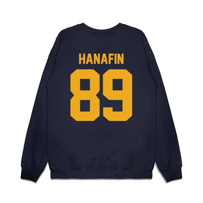 West Virginia - NCAA Football : Charlie Hanafin - Vintage Helmet Premium Crewneck Sweatshirt-1
