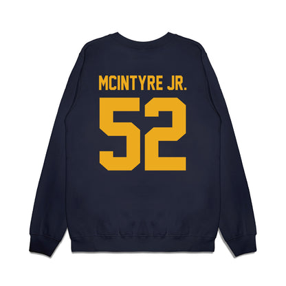West Virginia - NCAA Football : Corey McIntyre Jr. - Vintage Helmet Premium Crewneck Sweatshirt-1