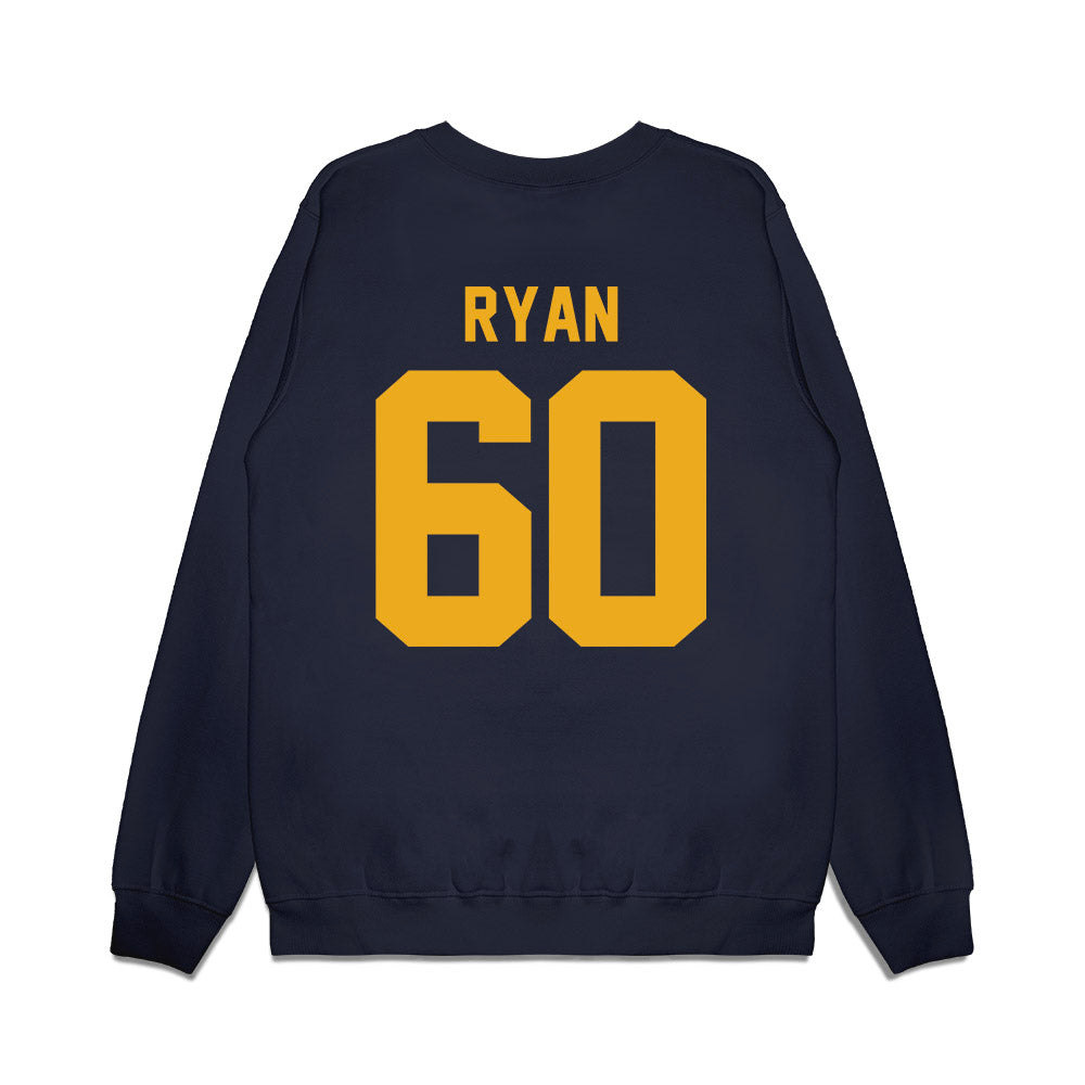 West Virginia - NCAA Football : Gabriel Ryan - Vintage Helmet Premium Crewneck Sweatshirt-1