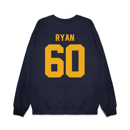West Virginia - NCAA Football : Gabriel Ryan - Vintage Helmet Premium Crewneck Sweatshirt-1