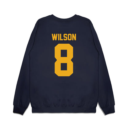 West Virginia - NCAA Football : Kamari Wilson - Vintage Helmet Premium Crewneck Sweatshirt-1