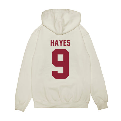 Iowa State - NCAA Football : Omari Hayes - Vintage Helmet Premium Hooded Sweatshirt-1