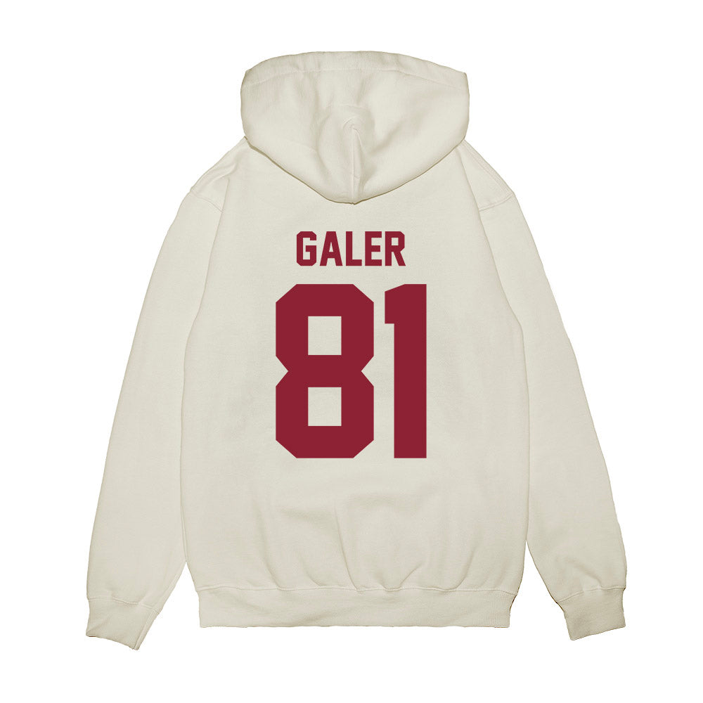 Iowa State - NCAA Football : Luke Galer - Vintage Helmet Premium Hooded Sweatshirt-1