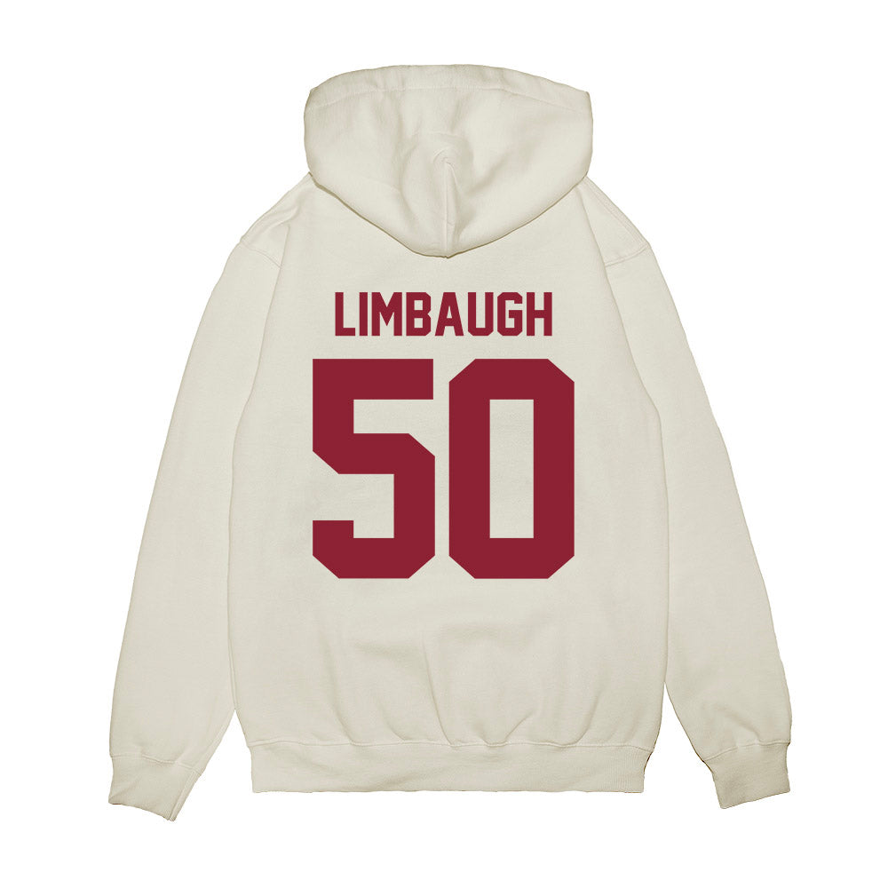 Iowa State - NCAA Football : Jack Limbaugh - Vintage Helmet Premium Hooded Sweatshirt-1