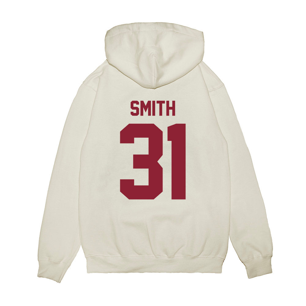 Iowa State - NCAA Football : Montreze Smith - Vintage Helmet Premium Hooded Sweatshirt-1