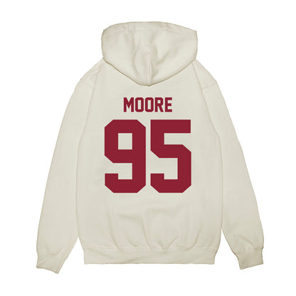 Iowa State - NCAA Football : Kamori Moore - Vintage Helmet Premium Hooded Sweatshirt-1