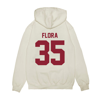 Iowa State - NCAA Football : Aiden Flora - Vintage Helmet Premium Hooded Sweatshirt-1