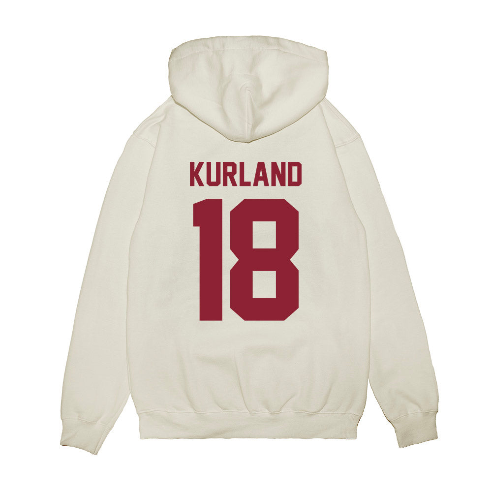 Iowa State - NCAA Football : Hudson Kurland - Vintage Helmet Premium Hooded Sweatshirt-1