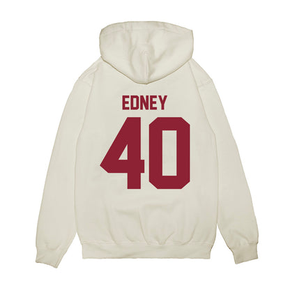 Iowa State - NCAA Football : Carson Edney - Vintage Helmet Premium Hooded Sweatshirt-1