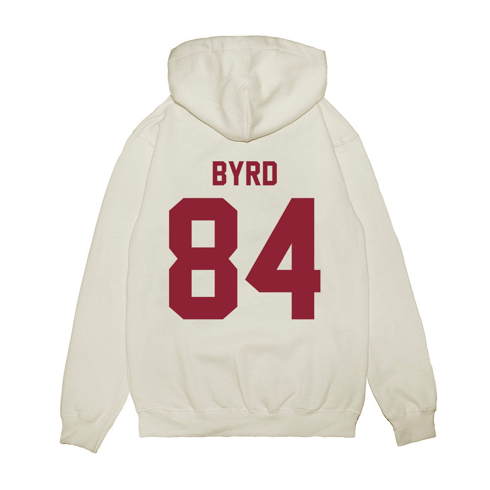 Iowa State - NCAA Football : Drew Byrd - Vintage Helmet Premium Hooded Sweatshirt-1