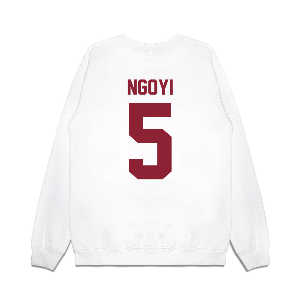 Iowa State - NCAA Football : Beni Ngoyi - Vintage Helmet Premium Crewneck Sweatshirt-1