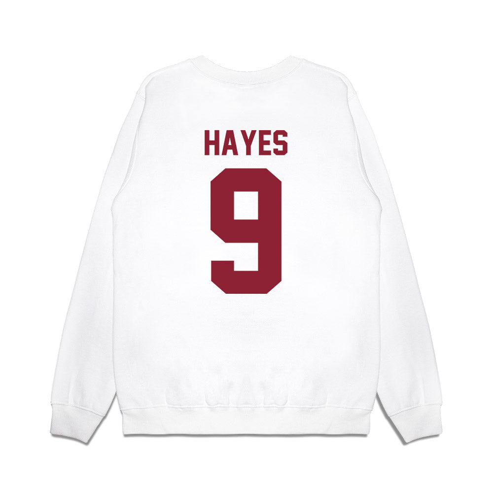 Iowa State - NCAA Football : Omari Hayes - Vintage Helmet Premium Crewneck Sweatshirt-1
