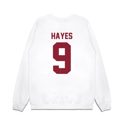 Iowa State - NCAA Football : Omari Hayes - Vintage Helmet Premium Crewneck Sweatshirt-1
