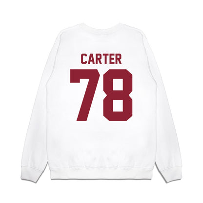 Iowa State - NCAA Football : DeAndre Carter - Vintage Helmet Premium Crewneck Sweatshirt-1