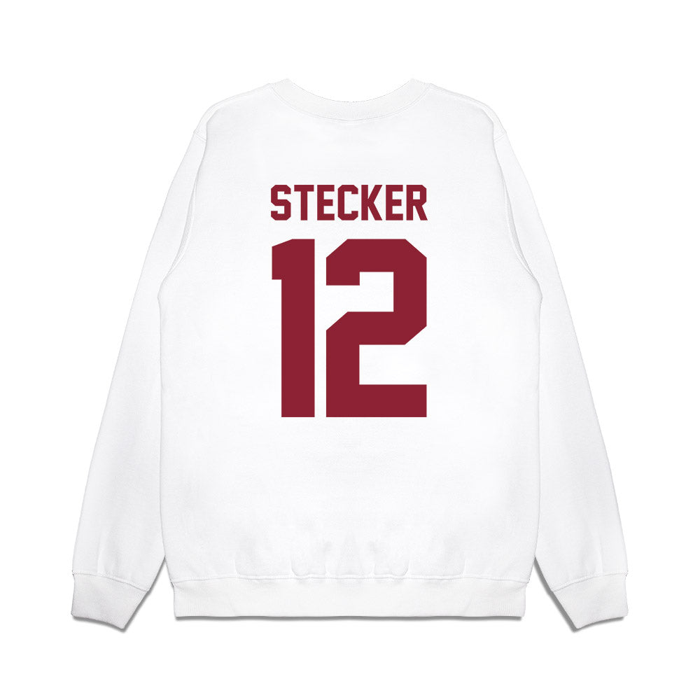 Iowa State - NCAA Football : Ethan Stecker - Vintage Helmet Premium Crewneck Sweatshirt-1