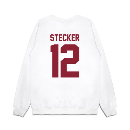 Iowa State - NCAA Football : Ethan Stecker - Vintage Helmet Premium Crewneck Sweatshirt-1