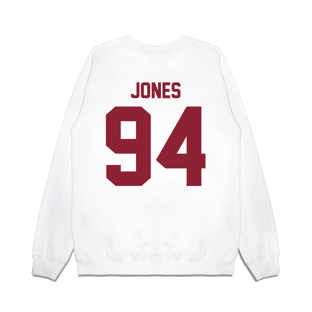 Iowa State - NCAA Football : Jake Jones - Vintage Helmet Premium Crewneck Sweatshirt-1