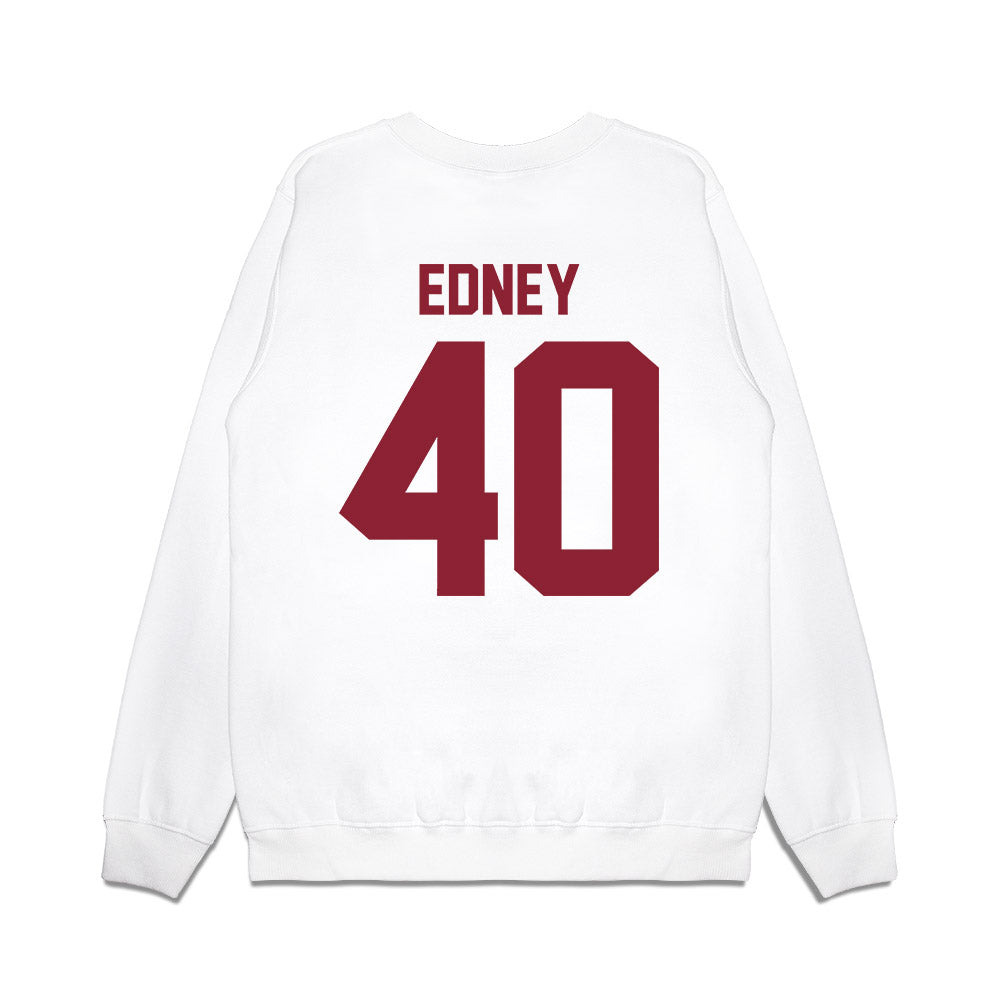 Iowa State - NCAA Football : Carson Edney - Vintage Helmet Premium Crewneck Sweatshirt-1