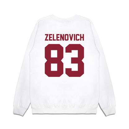 Iowa State - NCAA Football : Sam Zelenovich - Vintage Helmet Premium Crewneck Sweatshirt-1