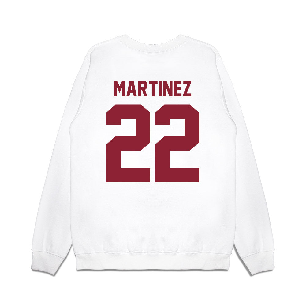 Iowa State - NCAA Football : Xavier Martinez - Vintage Helmet Premium Crewneck Sweatshirt-1