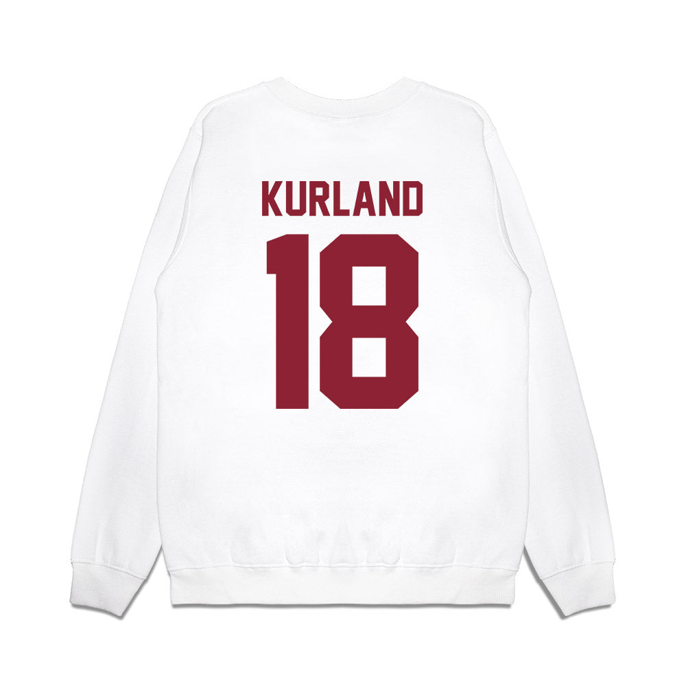 Iowa State - NCAA Football : Hudson Kurland - Vintage Helmet Premium Crewneck Sweatshirt-1