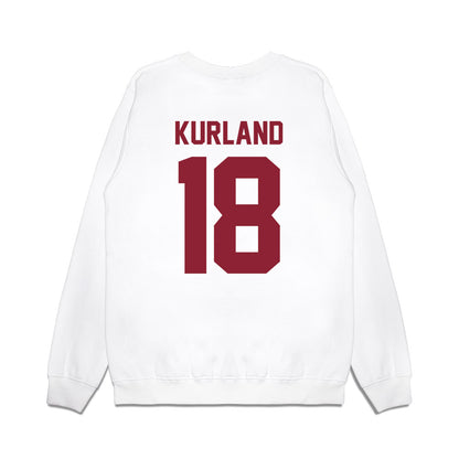 Iowa State - NCAA Football : Hudson Kurland - Vintage Helmet Premium Crewneck Sweatshirt-1
