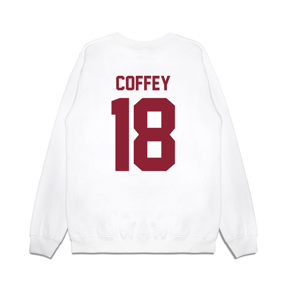 Iowa State - NCAA Football : David Coffey - Vintage Helmet Premium Crewneck Sweatshirt-1