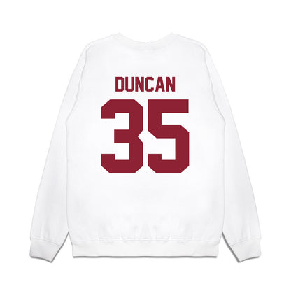 Iowa State - NCAA Football : Tayten Duncan - Vintage Helmet Premium Crewneck Sweatshirt-1