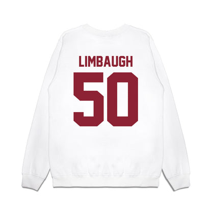 Iowa State - NCAA Football : Jack Limbaugh - Vintage Helmet Premium Crewneck Sweatshirt-1