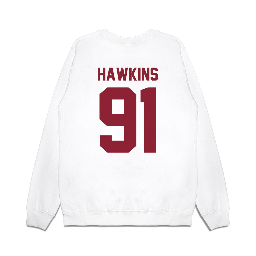 Iowa State - NCAA Football : Blake Hawkins - Vintage Helmet Premium Crewneck Sweatshirt-1