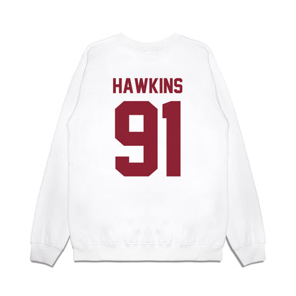 Iowa State - NCAA Football : Blake Hawkins - Vintage Helmet Premium Crewneck Sweatshirt-1