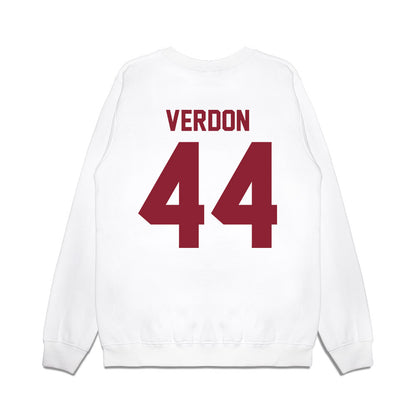 Iowa State - NCAA Football : Trey Verdon - Vintage Helmet Premium Crewneck Sweatshirt-1