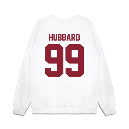 Iowa State - NCAA Football : Greg Hubbard - Vintage Helmet Premium Crewneck Sweatshirt-1