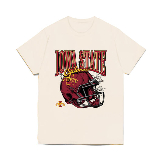 Iowa State - NCAA Football : Beni Ngoyi - Vintage Helmet Comfort Colors T-Shirt-0
