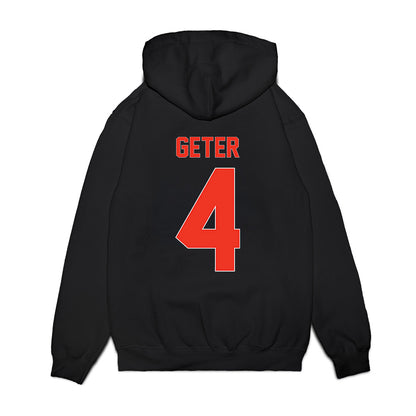 Syracuse - NCAA Football : Chase Geter - Vintage Helmet Premium Hooded Sweatshirt-1
