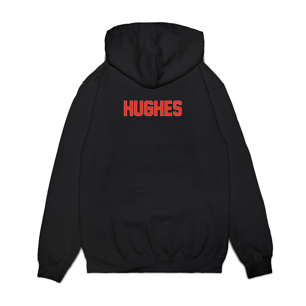 Syracuse - NCAA Football : Tedarius Hughes - Vintage Helmet Premium Hooded Sweatshirt-1