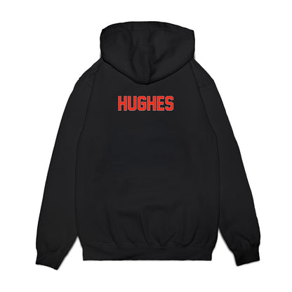 Syracuse - NCAA Football : Tedarius Hughes - Vintage Helmet Premium Hooded Sweatshirt-1