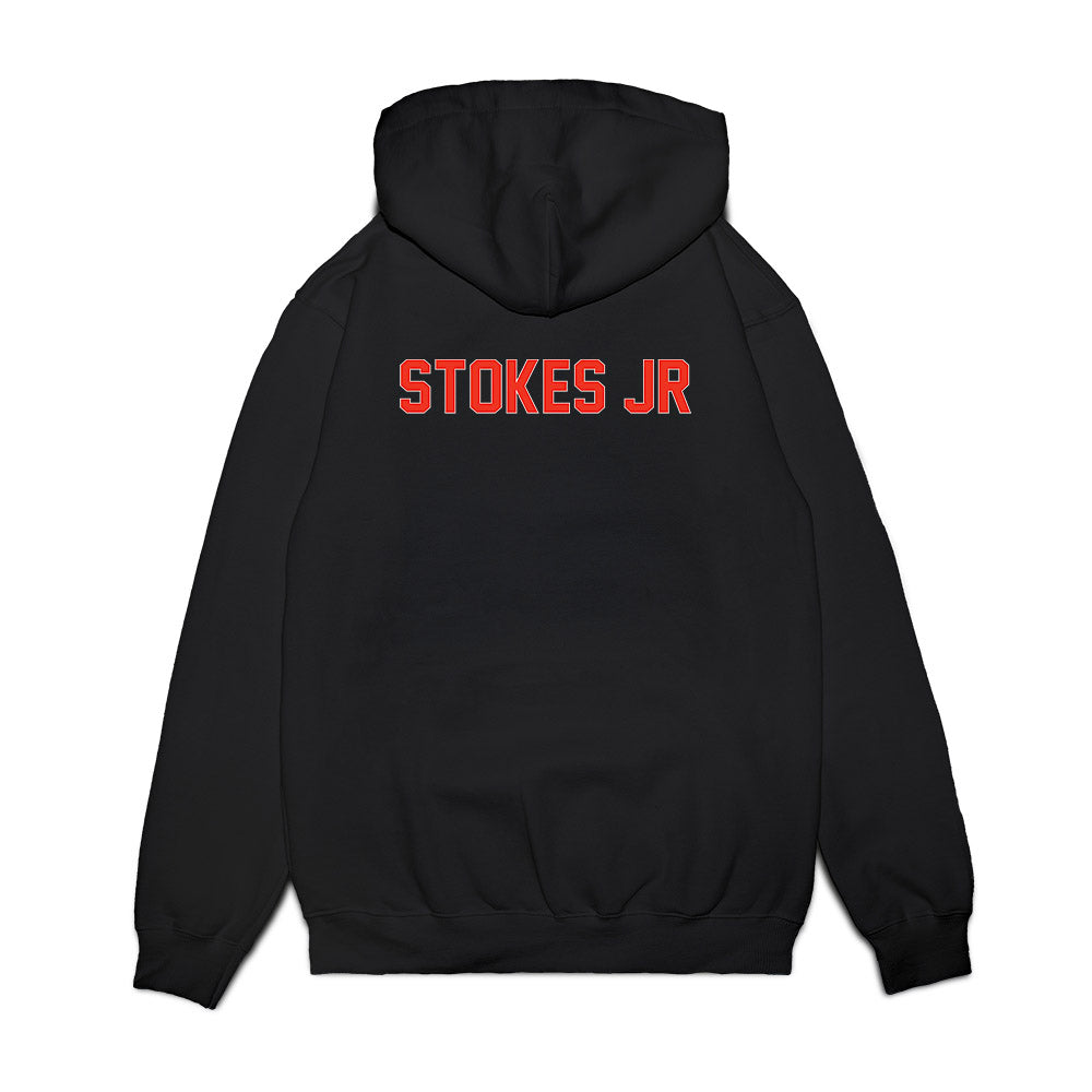 Syracuse - NCAA Football : Darnell Stokes Jr - Vintage Helmet Premium Hooded Sweatshirt-1