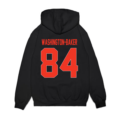 Syracuse - NCAA Football : Elijah Washington-Baker - Vintage Helmet Premium Hooded Sweatshirt-1