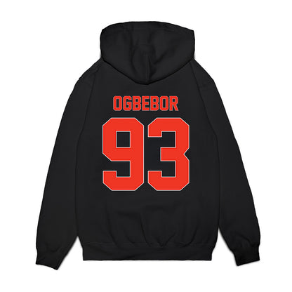 Syracuse - NCAA Football : Nissi Ogbebor - Vintage Helmet Premium Hooded Sweatshirt-1