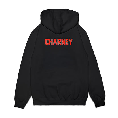 Syracuse - NCAA Football : Brayden Charney - Vintage Helmet Premium Hooded Sweatshirt-1