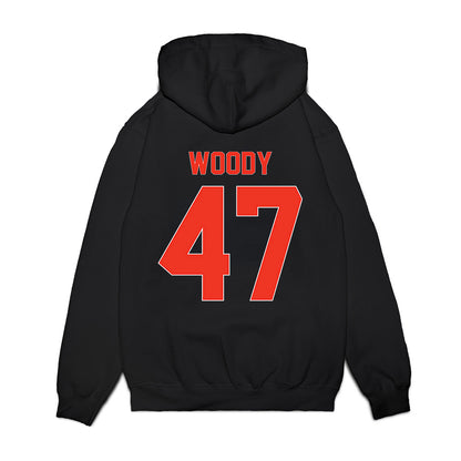 Syracuse - NCAA Football : Tripp Woody - Vintage Helmet Premium Hooded Sweatshirt-1